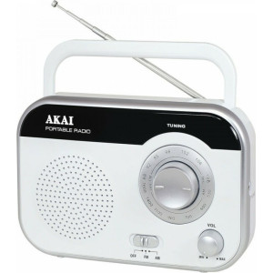 AKAI PR003A-410W ΑΝΑΛΟΓΙΚΟ Ραδιοφωνα White
