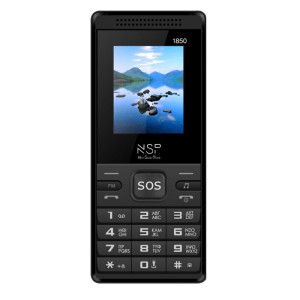 NSP 1850DS 1.8 DUAL SIM 2G 32MBRADIO BLACK Κινητά Απλής Χρήσης