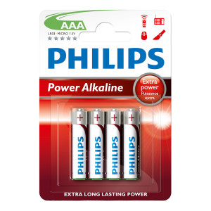 PHILIPS LR6P4B-10 Power 6/1.5 4pcs Μπαταρίες