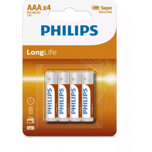 PHILIPS R03L4B-10 (4 PCS) Μπαταρίες