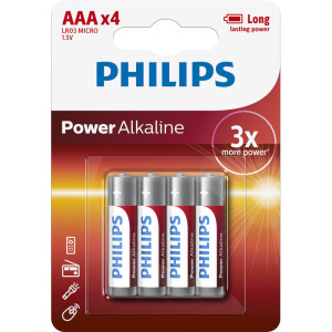PHILIPS LR6A4B/GRS AA ALKALINE 4τμχ Διάφορα