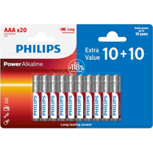 LR03P20BP/GRS AAA POWER 10+10 BLISTER Μπαταρίες