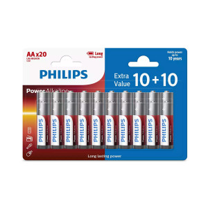 PHILIPS LR6P20BP/GRS AA POWER 10+10 BLISTER Μπαταρίες