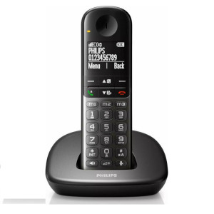 PHILIPS XL4901DS/GRS Black Ασύρματα Τηλέφωνα