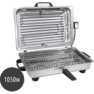 ROLLER ΨΗΣΤΙΕΡΑ INOX ΟΡΘΟΓΩΝΙΑ 800w ΜΕΓΑΛΗ (20106) Ψηστιέρες-Γκριλιέρες