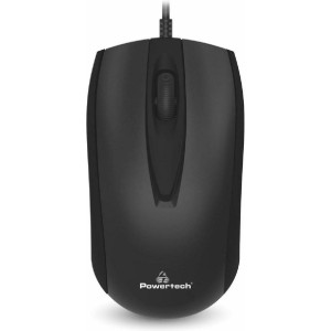 Powertech PT-968 Ενσύρματο Ποντίκι Μαύρο