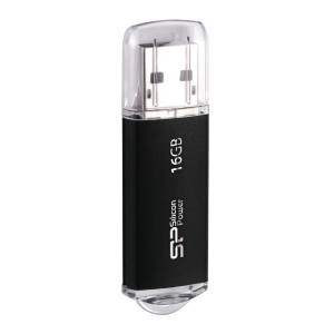 Silicon Power Ultima II-I 16GB USB 2.0 Stick Μαύρο (SP016GBUF2M01V1K)