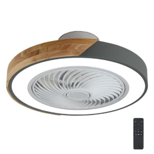 GRUPPE LDGD042 GREY/WOOD Ανεμιστήρες οροφής