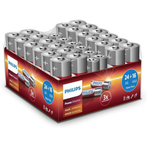 PHILIPS LR036G40W/GRS Power Alkaline 40 τμχ Μπαταρίες