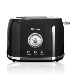 ROHNSON Rohnson Nostalgia R-2220 Φρυγανιέρα 2 Θέσεων 800W Μαύρη Φρυγανιέρες