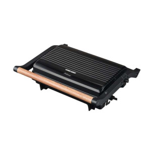 PRIMO Panini PRPT-40492 Wooden-Μαύρη Σαντουιτσιέρες/Τοστιέρες