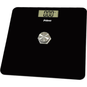 Primo Kinetic PRBS-40467 Υάλινη Μαύρη Ζυγαριές μπάνιου