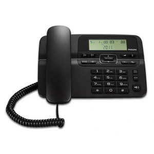 PHILIPS M20B/GRS Μαύρο Ενσύρματα Τηλέφωνα
