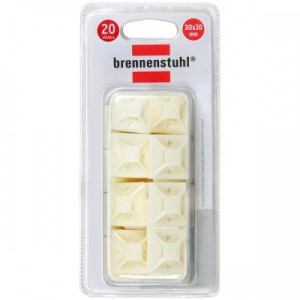 BRENNENSTUHL 1164380 Δεματικών Στήριγμα αυτοκόλλητο