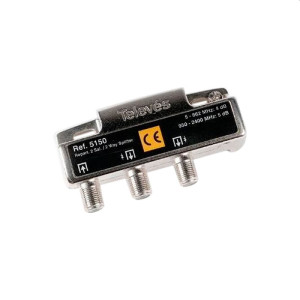 TELEVES 5150 splitter 2 ways F 5-2400 MHz DC pass ΔΙΑΚΛΑΔΩΤΗΣ SPLITER