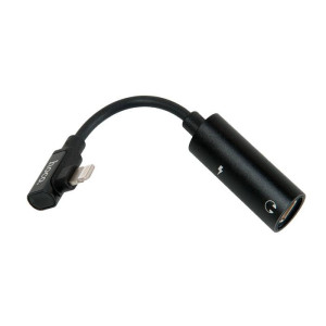 Hoco LS18 BLACK DUAL LIGHTNING AUDIO CONVERTER