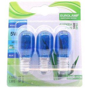 Eurolamp 800-88185 Ε14 220v 5W BLUE BLISTER 3ΤΕΜΧ