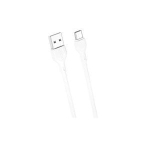 XO NB200 ΚΑΛΩΔΙΟ ΦΟΡΤΙΣΗΣ 2.1A TYPE-C, ΛΕΥΚΟ, 2m