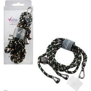 Volte-Tel Neck Strap Λουράκι Λαιμού για Κινητά πράσινο με ρίγες VT32