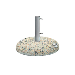 HomeMarkt HM5476.50 Βάση Ομπρέλας 50KG από Τσιμέντο με Ρεγουλατόρο σε Γκρι Χρώμα 62x62cm