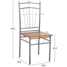 HomeMarkt HM9416.02 Τραπεζαρία Peary 5τμχ 110x70εκ (0535342) HomeMarkt HM9416.02 Τραπεζαρία Peary 5τμχ 110x70εκ (0535342)
