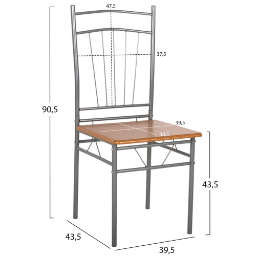 HomeMarkt HM9416.02 Τραπεζαρία Peary 5τμχ 110x70εκ (0535342) HomeMarkt HM9416.02 Τραπεζαρία Peary 5τμχ 110x70εκ (0535342)