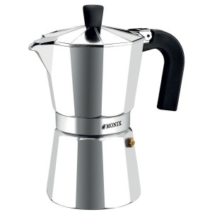Monix M620003 Μπρίκι Espresso 3cups Inox Ασημί