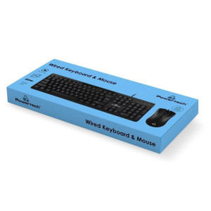 Powertech PT-1068 Σετ Πληκτρολόγιο & Ποντίκι Ελληνικό ενσυρματο