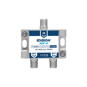 EDISION SDC-2 ΔΙΑΚΛΑΔΩΤΗΣ 2 ways F 5-2400Mhz (26030101)