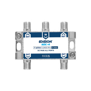 EDISION SDC-4 ΔΙΑΚΛΑΔΩΤΗΣ 4 ways F 5-2400Mhz (26030103)
