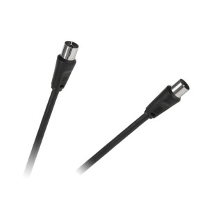 KPO2735A-3 Καλώδιο Κεραίας Coax male - Coax female Μάυρο 3m