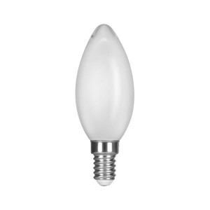 EUROLAMP 147-78151 ΛΑΜΠΑ LED ΚΕΡΙ CROSSED FILAMENT 6.5W E14 4000K 220-240V MILKY