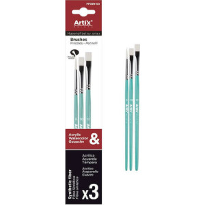 UNIVERSAL ARTIXT PP399-03 πινέλων ζωγραφικής πράσινο, 3τμχ Εξοπλισμός - Αναλώσιμα γραφείου