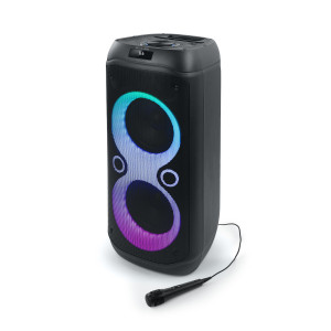 Muse M-1937 Σύστημα Karaoke με Ενσύρματo Μικρόφωνo Party Box σε Μαύρο Χρώμα