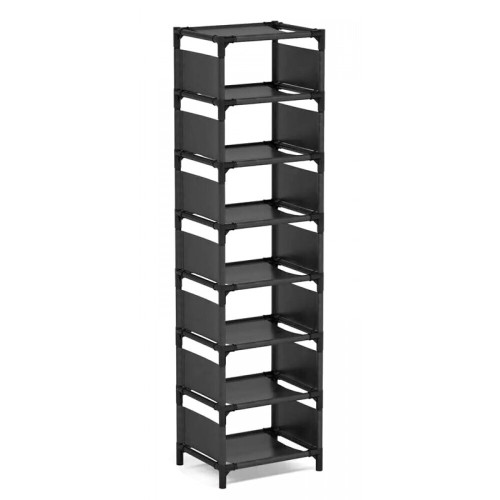 HOME USE υφασμάτινη παπουτσοθήκη HUH-0132, 7 θέσεων, 33x28x128cm, γκρι HOME USE υφασμάτινη παπουτσοθήκη HUH-0132, 7 θέσεων, 33x28x128cm, γκρι