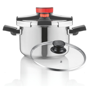 HAEGER PC-8SS.023A Easy Lock Pressure Cooker INOX 8L χύτρα ταχύτητος 8LIT