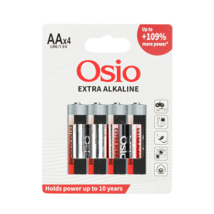 Osio LR6EO4B Αλκαλικές μπαταρίες Blister 4τμχ AA Extra