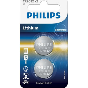 Philips CR2032P2/01BGRS Μπαταρία λιθίου Blister 2τεμ.