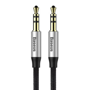 BASEUS YIVEN M30 ΚΑΛΩΔΙΟ ΗΧΟΥ, 3.5mm, 1m, ΜΑΥΡΟ BAS-CAM30-BS1