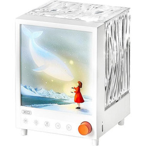 XO OZ14 AURORA, ΑΣΤΡΙΚΟΣ PROJECTOR, ΗΧΕΙΟ, 1200mAh, ΛΕΥΚΟ