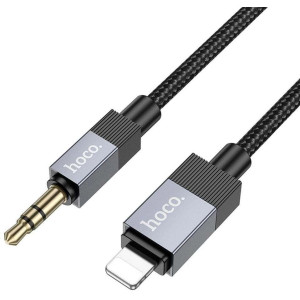 HOCO UPA32A CLEVER, ΨΗΦΙΑΚΟ ΚΑΛΩΔΙΟ ΗΧΟΥ, 3.5mm ΣΕ LIGHTNING, ΜΑΥΡΟ