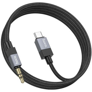 HOCO UPA32B CLEVER, ΨΗΦΙΑΚΟ ΚΑΛΩΔΙΟ ΗΧΟΥ, 3.5mm ΣΕ TYPE-C, ΜΑΥΡΟ