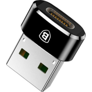 BASEUS ΑΝΤΑΠΤΟΡΑΣ TYPE-C ΣΕ USB, ΜΑΥΡΟΣ BAS-CAAOTG-01