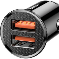 BASEUS CIRCULAR, ΦΟΡΤΙΣΤΗΣ ΑΥΤΟΚΙΝΗΤΟΥ, 2 ΘΥΡΕΣ, 30W, ΜΑΥΡΟΣ BASEUS CIRCULAR, ΦΟΡΤΙΣΤΗΣ ΑΥΤΟΚΙΝΗΤΟΥ, 2 ΘΥΡΕΣ, 30W, ΜΑΥΡΟΣ