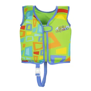 BESTWAY παιδικό γιλέκο κολύμβησης 32177, M/L, 3-6 ετών, 50+UPF, πράσινο