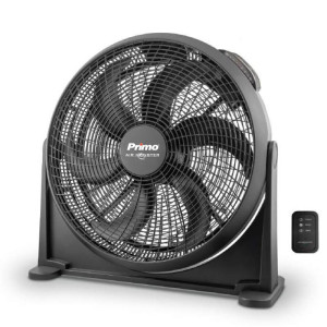 Primo A2070R Box Fan 90W Διαμέτρου 50.8cm με Τηλεχειριστήριο Μαύρο