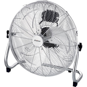 Primo PRFF-80410 Ανεμιστήρας Δαπέδου 110W Διαμέτρου 50cm Ασημί