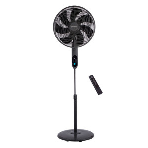 Primo PRSF-80735 Ανεμιστήρας Ορθοστάτης 70W Διαμέτρου 40cm με Τηλεχειριστήριο Γκρι